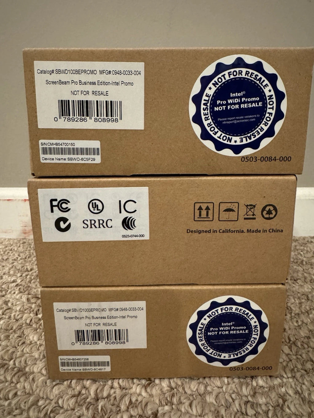 ACTIONTEC ScreenBeam SBWD100BEPROMO Pro business Edition INTEL PROMO